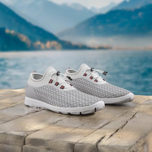 Image of DOUSSPRT Women's Water Shoes Quick Dry for Beach Swim Pool Fishing | Adult Breathable Summer Walk Aqua Sandals for River Athletic Boating Kayaking Diving Sport