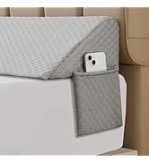 Knee Wedge Pillow, Back Sleeping Support, Post Surgery Recovery, Back Hip Ankles Pain Relief, White/Grey
| Knee Wedg 410pT2Gaq4L. AC SR166,182