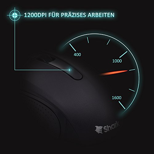 Shark Opti+ Mouse wireless senza fili con mini