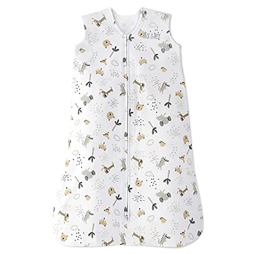 Image of HALO SleepSack, 100% Cotton Wearable Blanket, Swaddle Transition Sleeping Bag, TOG 0.5, Weather Friends, Medium, 6-12 Months