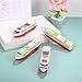 Toyvian Boy Wind up Toys Boats: 5Pcs Ocean Liner Cruise Yacht Collection Toy, Plastic Boat Models Summer Ship Race Game, 6.3 X 1.77 X 1.26 Inches
