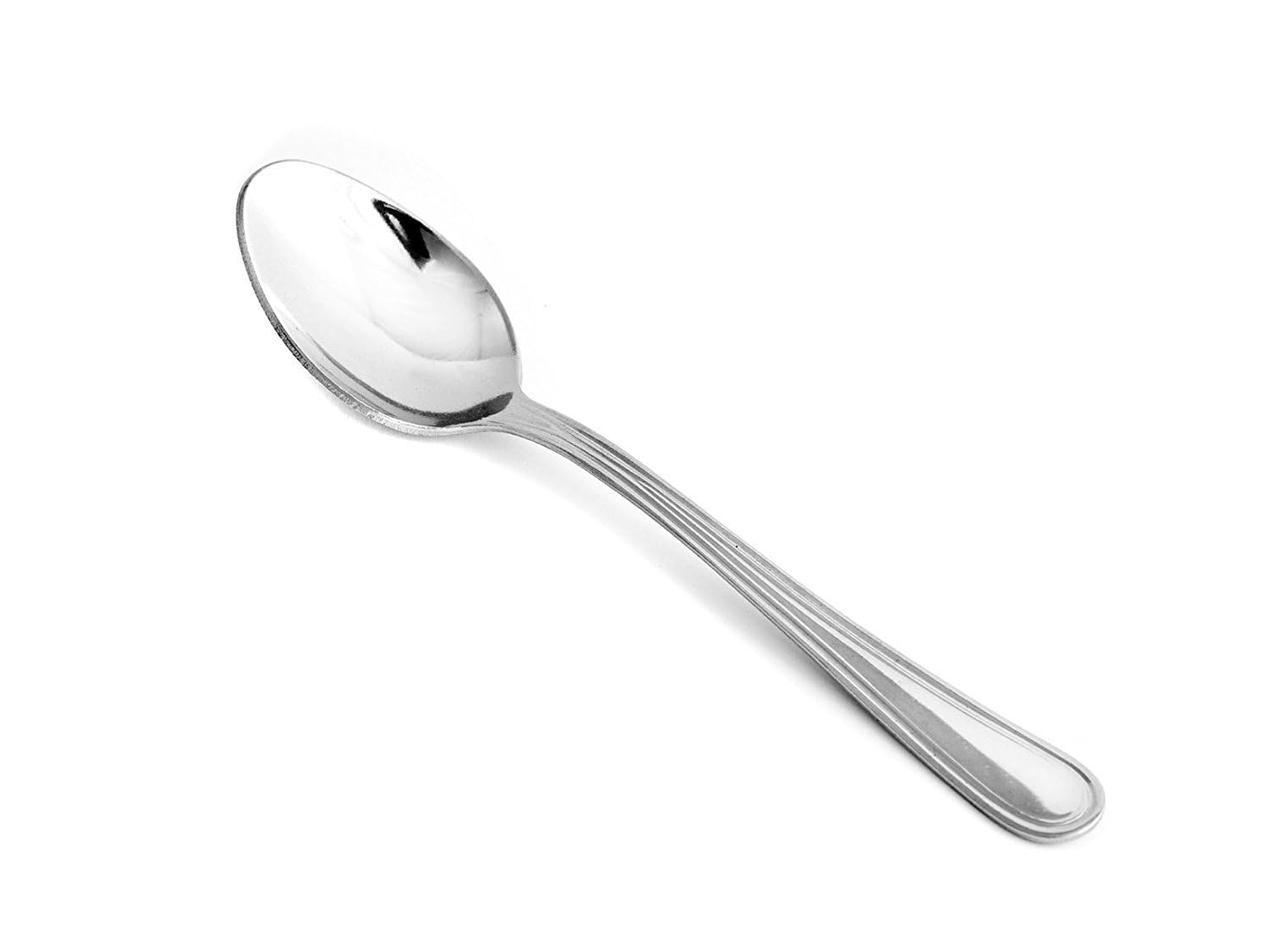 Home Prestige Stainless Steel Coffee Spoons, Grey, 6 Pack