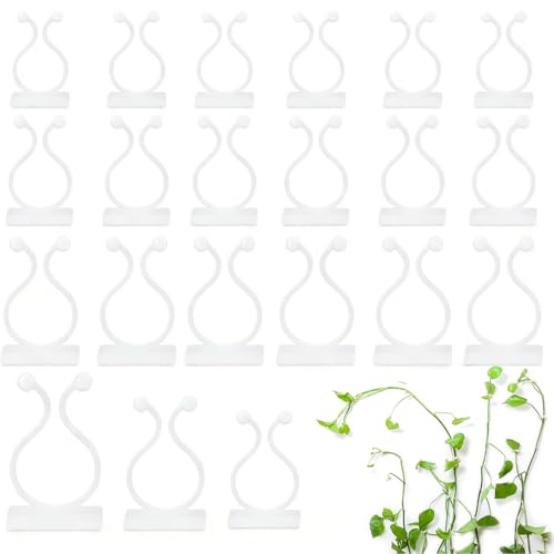 120 Stück Pflanzenclips 3 Größen Pflanzen Clips Wand Pflanzen Wandhalterung Praktische Pflanzenclips Rankhilfe Multifunktionaler Kabelorganisator für für Kletterpflanzen Rankhilfe Kabelorganisator