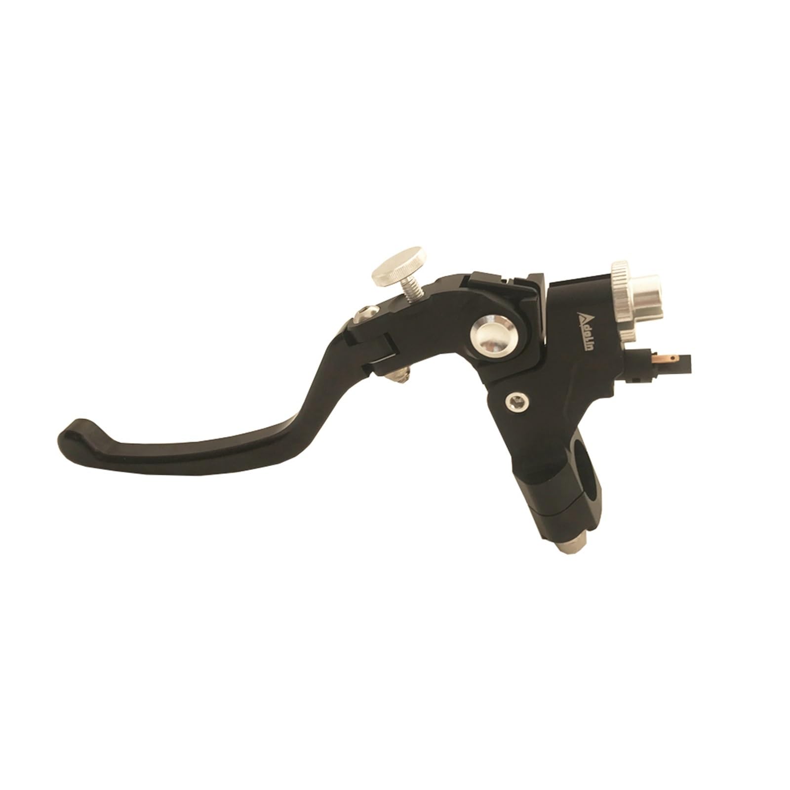 Zhannuobhd Black Brake Clutch Lever For Suzuki Motorcycle Cnc 22Mm Universal Motorcycle Left Cable Clutch Levers(Black)