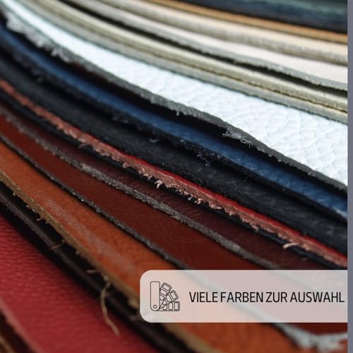 TAPHICEROS Leder Reparatur Set | Schwarz 50cm x 140cm | Meterware Kunstleder Selbstklebend Lederreparatur Lederflicken Set Hochwertiges Lederflickenset für Autositz Sofa Möbel Bürostuhl