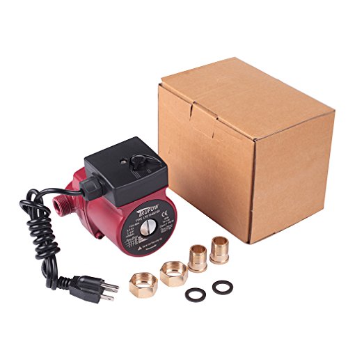 Trupow 3/4" NPT 110V Hot Water 3-Speed Circulation Pump Circulator Pump
