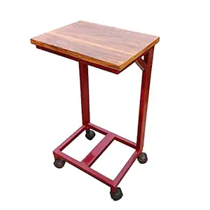 KRUFE Heavy Duty Single Battery Inverter Trolley/Inverter Stand (Single Battery, RED)