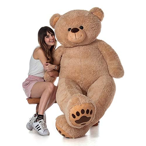 Image of JAI SHREE Soft Plush Teddy Bear for Kids & Girls | Cute Hugable Stuffed Toy with Bow for Birthday, Anniversary & Valentine's Dayt (Brown New, 2 Feet)