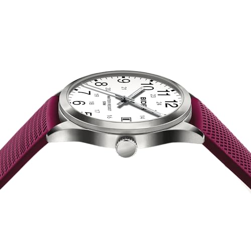 LN LENQIN Mens Watches Analog Quartz Sports Unisex 30M Waterproof Nurse Watch for Men Women Medical Professionals Military Time with Second Hand Glowing Easy to Read Dial