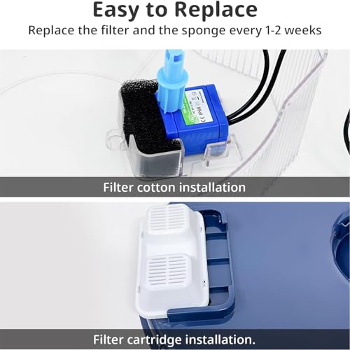 Fuente de Agua Automática para Mascotas con Filtros miniatura 5