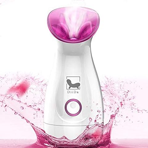 DiiDa Facial Steamer Nano Ionic Hot Mist Face Steamer Home Sauna SPA Face Humidifier Atomizer for Women Men Moisturizing Unclogs Pores Cover