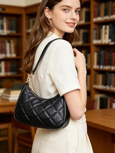 Image of CYHTWSDJ Shoulder Bags for Women, Cute Hobo Tote Handbag Mini Clutch Purse with Zipper Closure