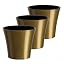 Gold/Black - Set of 3