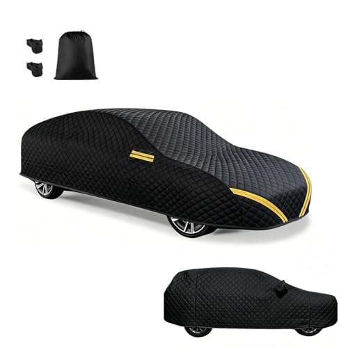 Customized Full Car Cover Compatible with VW Polo 2022-2025 with Cotton Lining, Hail Protection Outdoor Cover, UV Sun Resistant