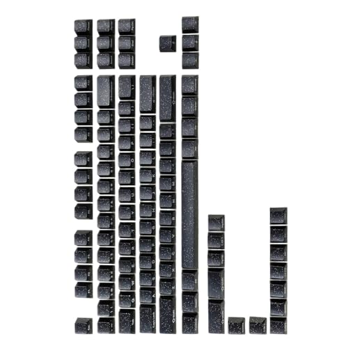 Juego de 101 teclas translúcidas con impresión lateral para iluminación RGB 1