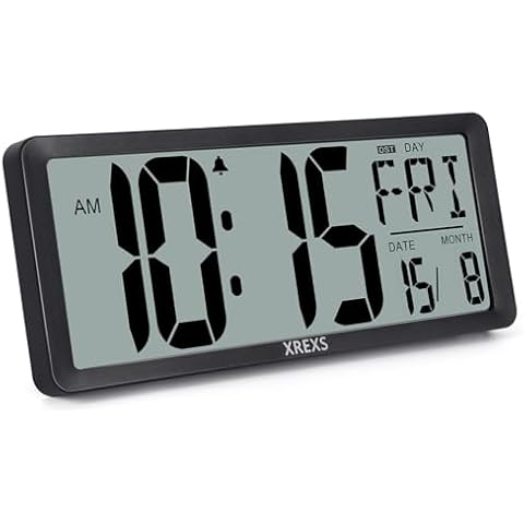 XREXS 14 Inch Large Digital Wall Clock Cover