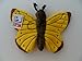 Falter papillon jaune *peluche peluche peluche 24 cm