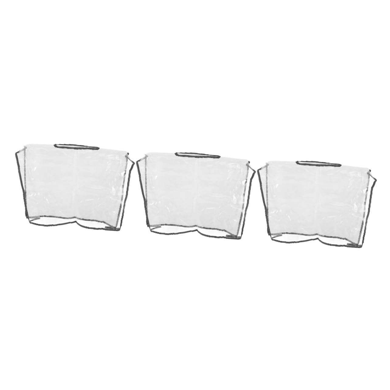 TOYANDONA para Bolso Protector de Mano Transparente Funda de Lluvia para Tote Bag para Actividades y Fabricada Resistente