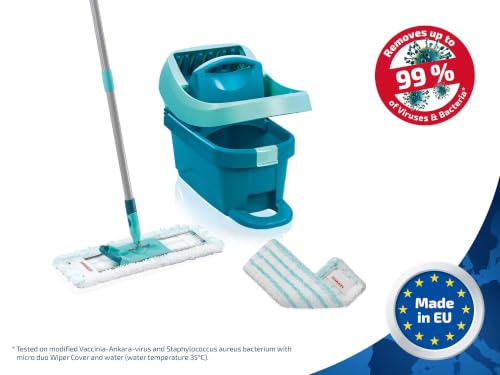 Miniatura 2 de Leifheit Set de Prensa y Mopa Profi XL, Escurrido con el Pie, 42 cm