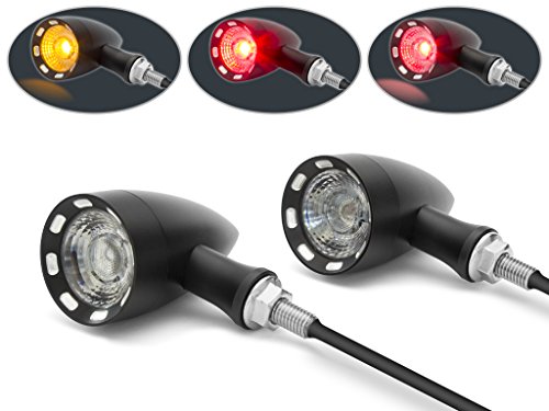 Nero Indicatori Moto & Stop e Taillights- LED
