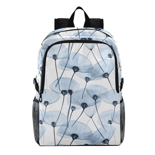AIXIWAWA Lightweight Hiking Backpack Clear Floral Print, Foldable Waterproof Daypack for Camping Travel