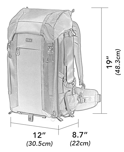 – Firstlight Adventure Camera Backpack - Black/Grey - DSLR and mirrorless camera backpack - For travellers