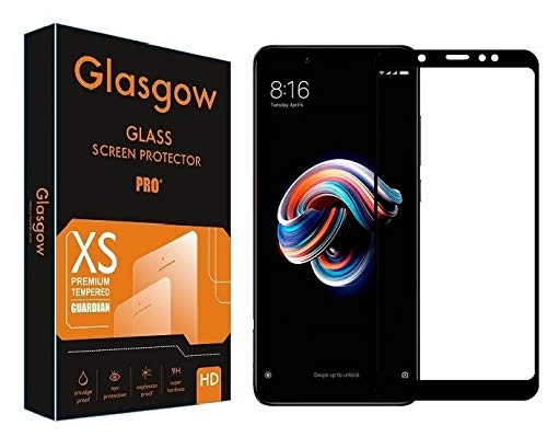Glasgow |for mi redmi note 5 pro | tempered glass screen protector guard | full glue curved tempered glass | bubble free installation | gorilla (Black) edge to edge full screen coverage (B07WGFPYYY) Amazon Price History, Amazon Price Tracker