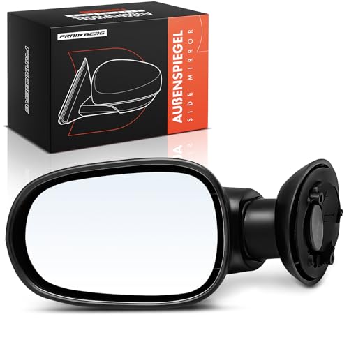 Frankberg Espejo retrovisor exterior manual izquierdo compatible con Logan LS 2008-2012 Logan Express FS 2009-2012 Logan MCV KS 2007-2012 Sandero 2008-2012