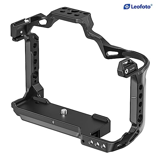 Image of Leofoto Lumix S5II Camera Cage, for Panasonic Lumix S5 II, ARRI, Anti-Twist, Lightweight, Arca Compatible