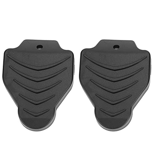 Dioche Bike Cleat Cover, Black Rubber Bike Pedal Cleat Protective Cover Shoes Part 1 Pair(H-Delta)
