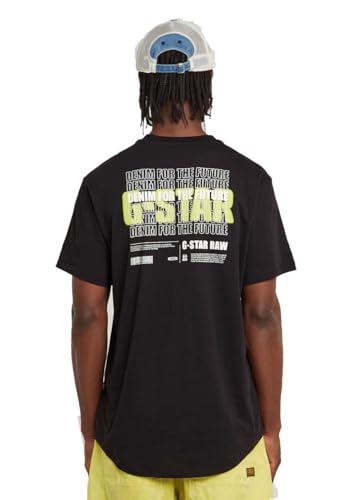 G-Star Lash Back Gr R T Camiseta, Negro Dk Black D26043-C372-6484, M Hombres G-Star Lash Back Gr R T Camiseta, Negro Dk Black D26043-C372-6484, M Hombres