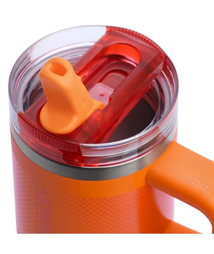 Image of STANLEY Quencher ProTour Flip Straw Tumbler with Leakproof Lid 14 oz | Built-In Straw and Handle | Cup Holder Compatible for Travel | Insulated Stainless Steel Cup | BPA-Free | Goldenrod Fade