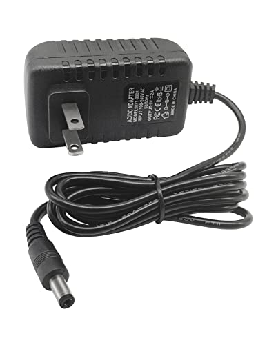 9V 2amp DC Power Supply, 9Volt 2000mA AC/DC Adapter, dc9v 2a Power Cord Adapter Plug 5.5mm x 2.5mm [The Polarity of Output tip: Inner Positive (+), Outer Negative (-)]