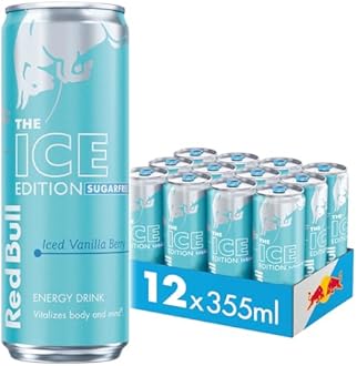 Red Bull Winter Iced Vanilla Berry Edition Sugar Free, 12 x355 ml