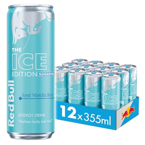 Red Bull Winter Iced Vanilla Berry Edition Sugar Free, 12 x355 ml
