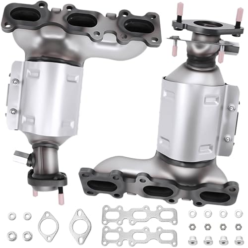 ZAIGANMA Front Catalytic Converter Compatible with 2013-2019 Ford Explorer FLEX Taurus Police Interceptor 3.5L/3.7L, 2013-2016 Lincoln MKS MKZ, 2013-2018 MKT, 2016-2018 MKX 3.7L, 2PCS (EPA Compliant)