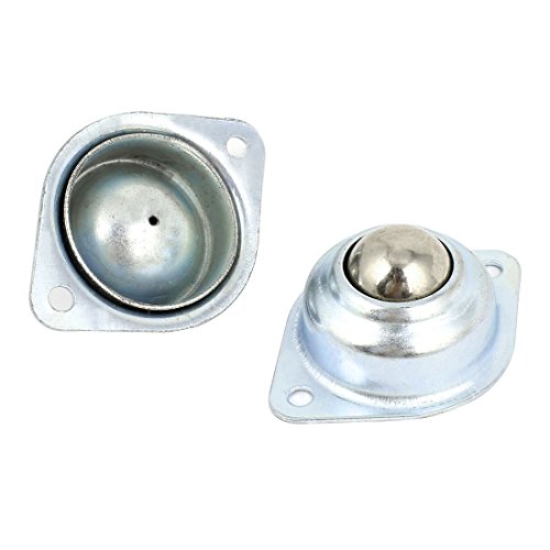Aexit 2 Pcs Conveyor 5mm Dia Hole Flange Mounted 22mm Ball Transfer Unit Bearing Conveyor Roller (ed7d0dd446fff8ac4580ccbc04fe981c)