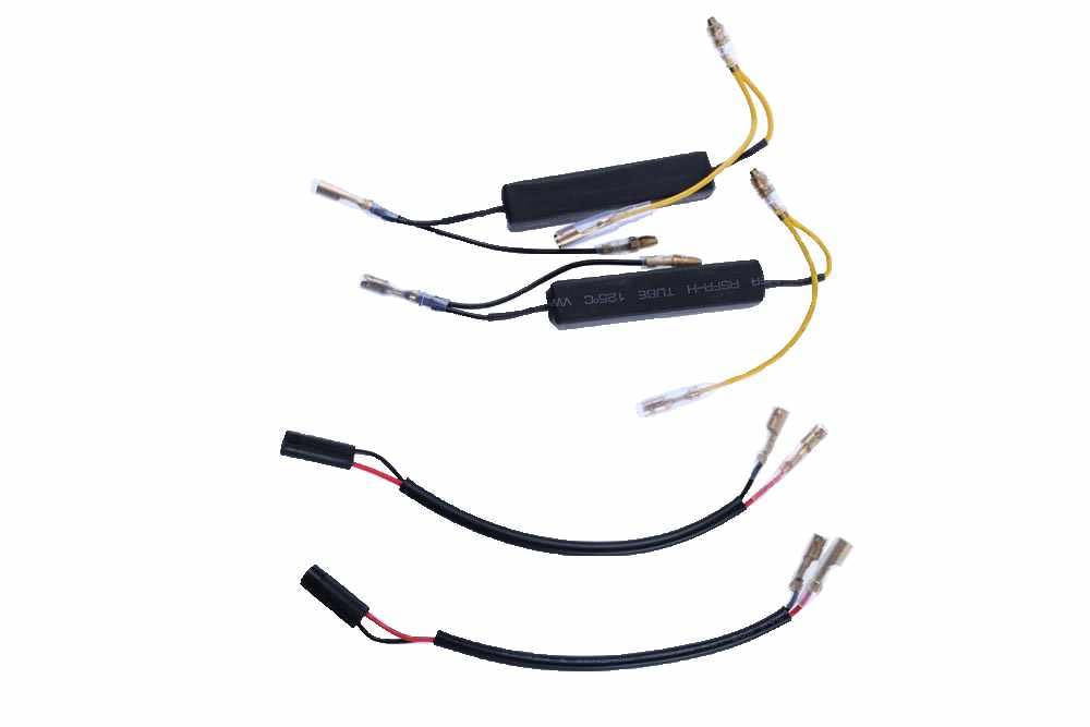 aVDB-moto Luz Freno LED compatible con YAMAHA FAZER 600 FZ6-S 2004-2014, FAZER 600 FZ6-N 2004-2014 Plug & Play con Intermitentes (Tintado)