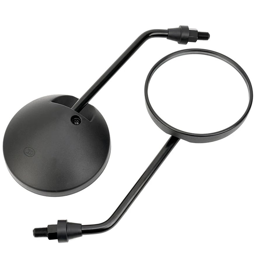 Espejo de moto 10mm transparente para evitar vibraciones en Sportster 1200