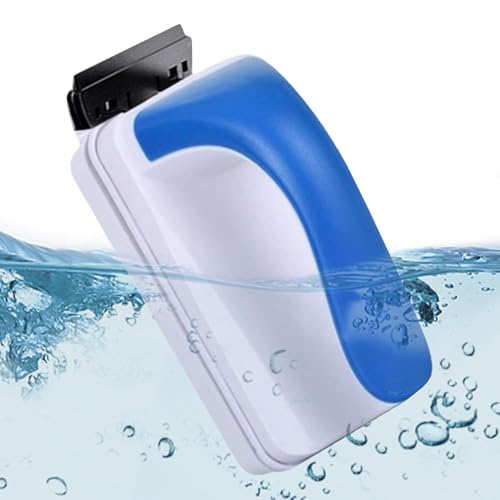Nettoyeur magnétique pour vitre d'aquarium anti-algues brosse