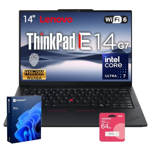 Lenovo ThinkPad E14 Gen 7 14" Intel Core Ultra 7 255H AI Business Laptop - image 1