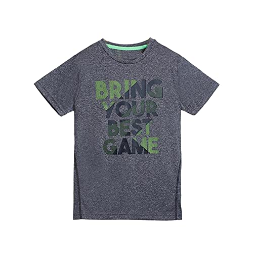 Image of Life by Shoppers Stop Printed Polyester Round Neck Boys T-Shirt