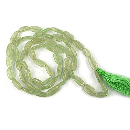 Image of Reiki Crystal Products Natural Oval Crystal Beads Mala Necklace Collection for Men & Women, Reiki Energized Gemstone Jewellery for Meditation, Mindful Living, Spiritual Decor & Everyday Fashion Styling