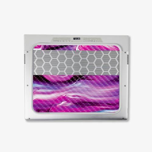 Image of MightySkins Carbon Fiber Skin Compatible with Alienware X14 R2 (2023) Full Wrap Kit - Pink Melt | Protective, Durable Textured Carbon Fiber Finish | Easy to Apply & Change Styles | Made in The USA