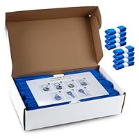 Nappy Bin Refills compatible with Tommee Tippee – 8 Pack (80m) | Biodegradable 7-Layer Film, Talcum Scent | Fits Twist & Click, Sangenic, Angelcare