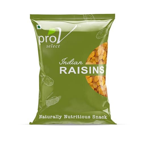 Image of ProV Select - Indian Raisin 500 gm | Value Pack| Dryfruits- Indian Kishmish | Rich In Nutiritons| No added Preservatives | Rich In Iron| Healthy Sweet & Tasty [Packaging might Vary]