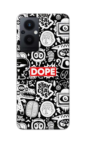Image of Printed Hard Back Cover Case for Oppo F21 Pro 5G | Oppo F21s Pro 5G | Oppo Reno 7Z 5G Back Cover (Mixed Cartoons) -1111