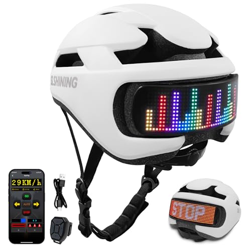 Bike Helmet Adult Men Women: Smart Bike Helmet Bicycle Helmets with Light for...