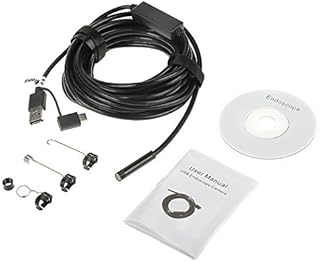 Xinrub USB Endoscope,3 in 1 Waterproof Endoscope Inspection Camera 0.3 Megapixels Snake Camera