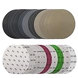 【Material Premium】La lija premium para lijadora 125mm está compuesta por papel látex y carburo de silicio, lo que aumenta la resistencia a la abrasión en un 30%. Las lijas 125mm velcro son antiestáticas, con partículas uniformes, muy poco polvo, lijas para lijadora orbital soporta aplicaciones en húmedo y en seco, alta flexibilidad, y no es fácil de romper al momento de pulir.